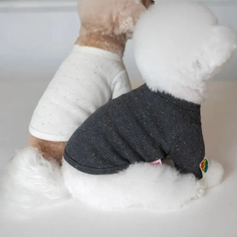 Ropa Love para perros, moda de invierno, ropa interior cálida tejida para mascotas, falda en T de dos patas, ropa para cachorros para perros pequeños - imagen 3