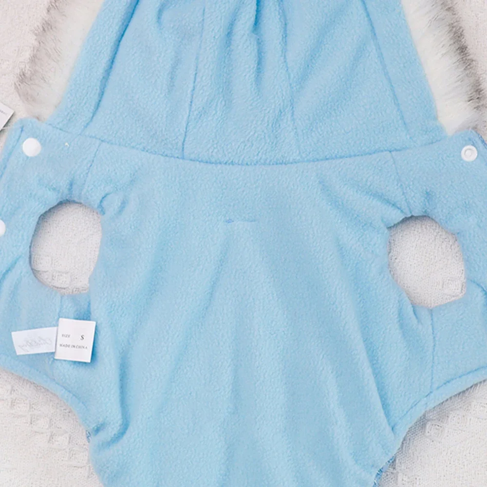 Chaqueta de plumón de perro de lujo con Cuello de piel, ropa cálida de lana para mascotas para perros pequeños, chaqueta de invierno para cachorros de Chihuahua Pomerania - imagen 5