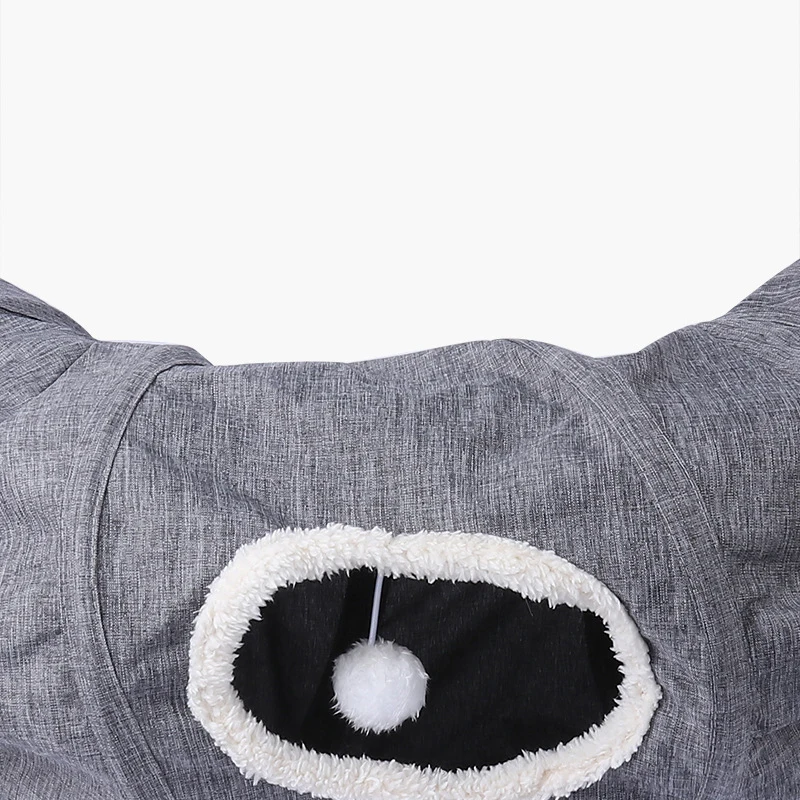 Juguetes de túnel para gatos, divertido tubo de túnel interactivo de entrenamiento para gatitos, múltiples agujeros, suministros deportivos para gatitos - imagen 5