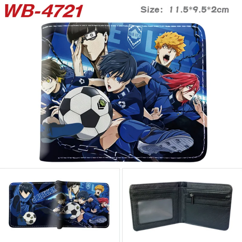 Monedero doblez anime Blue Lock Isagi Yoichi PU para fans - imagen 5