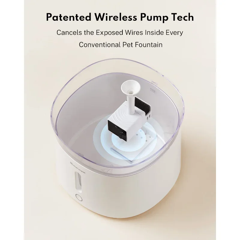 Homerunpet-bomba inalámbrica para fuente de agua para gatos, Compatible con el modelo WF20 y CF20, tercera - imagen 5