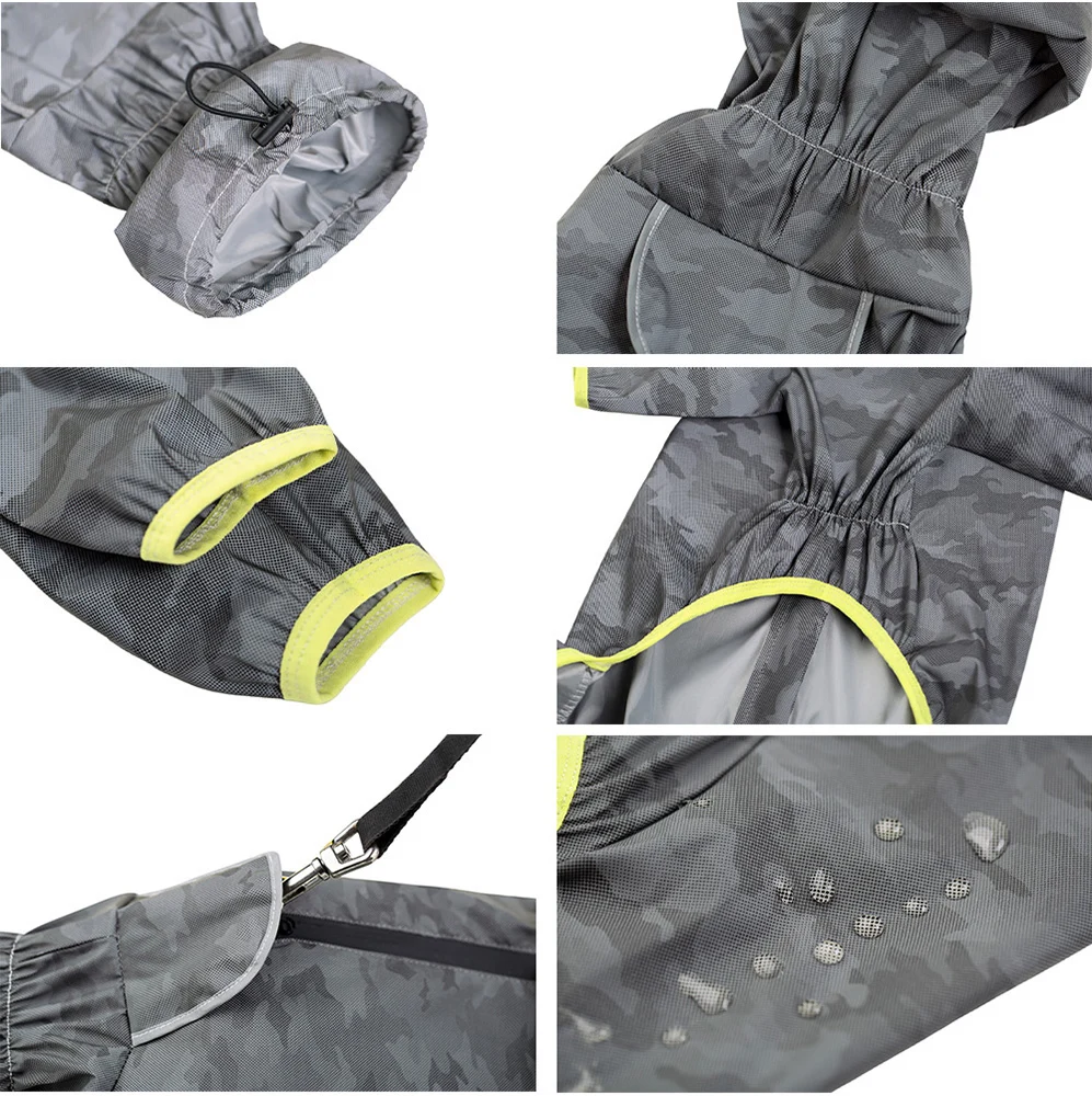 Chubasquero para perros grandes, impermeable, reflectante, chaqueta de lluvia Golden Retriever, impermeable para perros grandes y finos de cuatro patas para mascotas al aire libre XL-8XL - imagen 5