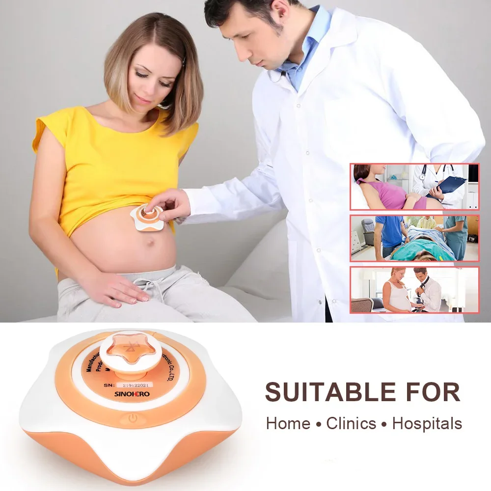 Bluetooth Doppler Fetal ultrasonido inalámbrico bolsillo Monitor de ritmo cardíaco hogar embarazo bebé Detector de sonido aplicación SF20 - imagen 3