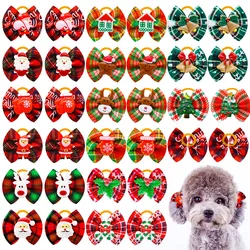 Lazos navideños elásticos para perros – Accesorios festivo