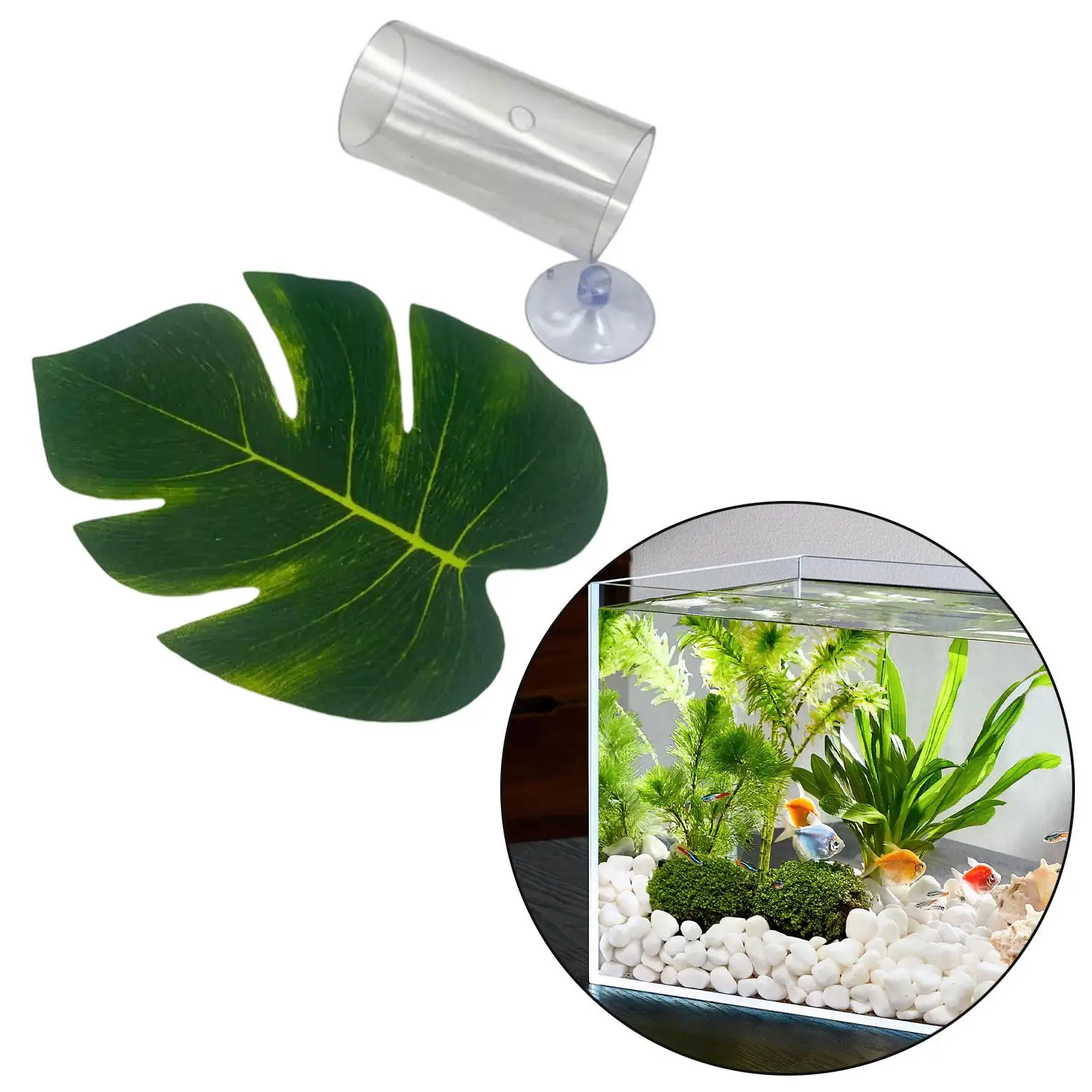 Betta Fish Tube Tunnel Shelter Habitat for Sleeping Playing Aquarium Hideout