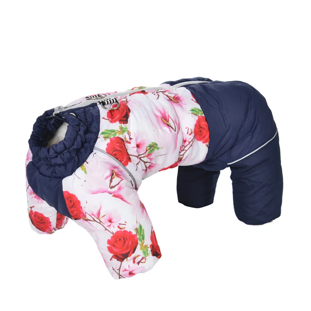 Ropa de invierno para mascotas, monos impermeables para niña y niño, perros pequeños, Chihuahua, Yorkshire, ropa para cachorros, abrigo cálido y grueso para mascotas - imagen 2