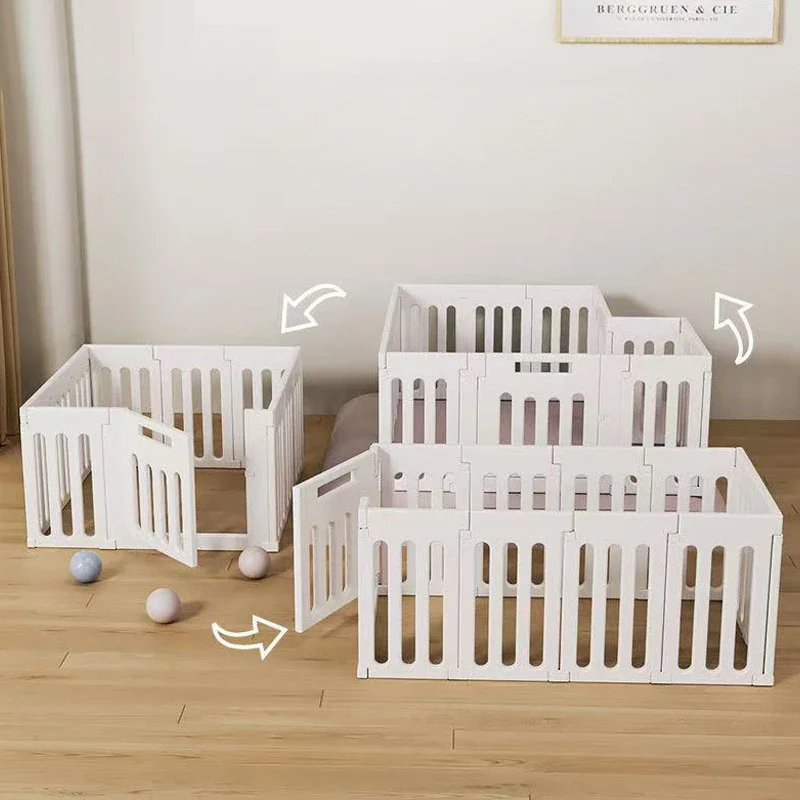 Jaula interior abierta para perros pequeños, 66CM de distancia de puerta, valla de plástico, jaula ecológica para perros, productos para mascotas, suministros, accesorios - imagen 3