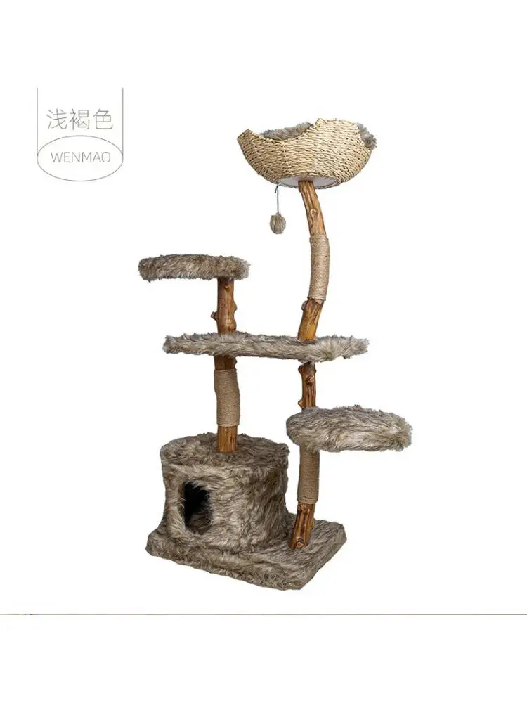 Árbol para gatos, marco de escalada para gatos, ramitas para cama, marco de escalada para gatos y ramas, adecuado para familias multigatos - imagen 3