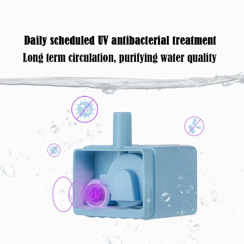 PETKIT-dispensador de agua para gatos, bomba de agua inalámbrica, esterilización UVC, Accesorios inteligentes, bomba inalámbrica - imagen 2