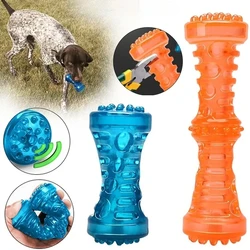 Mordedor interactivo resistente de goma para cachorros