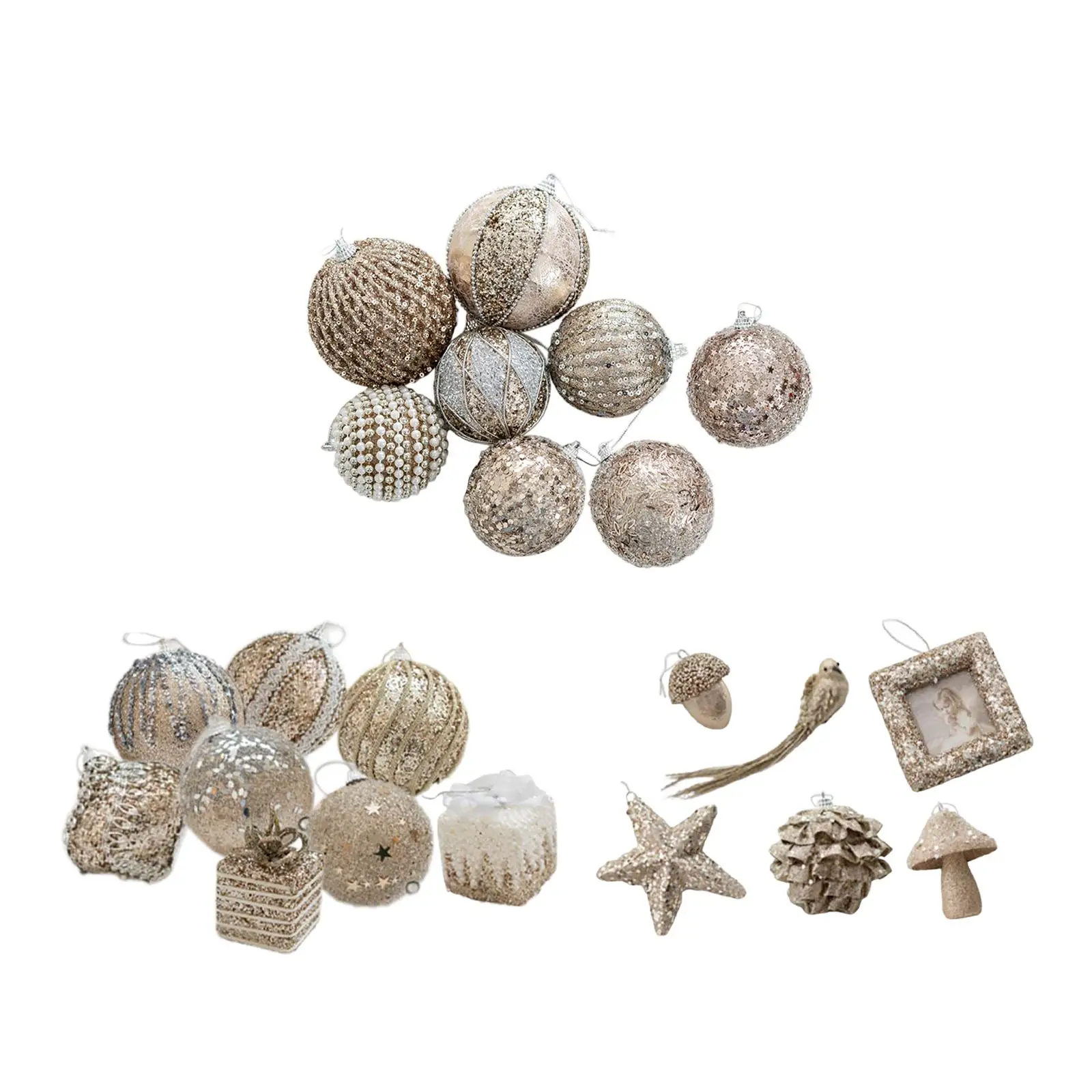 Christmas Tree Decorations Decorative Baubles Party Supplies Crafts DIY Christmas Ornaments for Engagement Valentine's Day