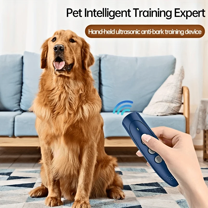 Repelente ultrasónico para perros, dispositivo de mano para conducir perros, entrenamiento de perros ultrasónico de alta potencia
