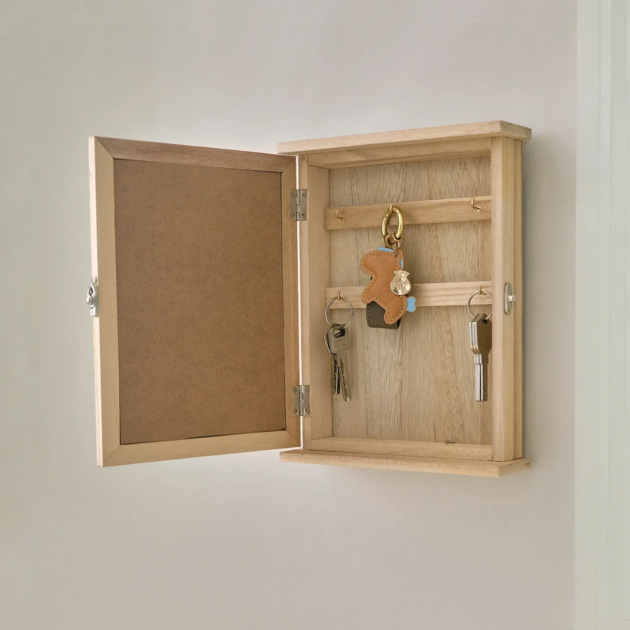 กล่องเก็บของแบบมือถือ 6 ช่อง ทำจากไม้สไตล์เรโทร • กล่องเก็บของบนโต๊ะสำหรับใส่ไม้อวบน้ำ/เครื่องสำอาง/ของจิปาถะ - imagen 2