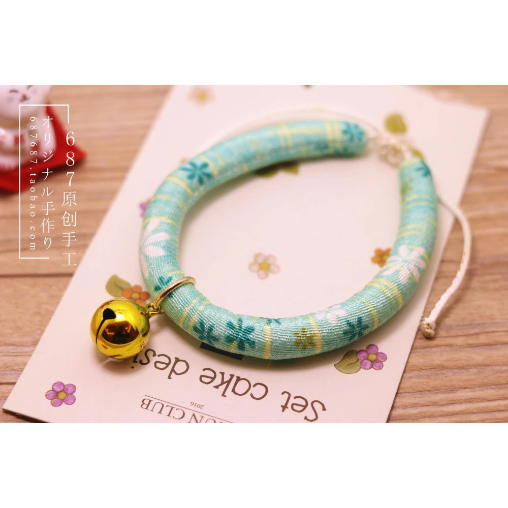 Collar japonés con campana para gatos y perros – Gato de la suerte - imagen 5