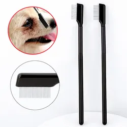 Peine y mini cepillo facial para perros pequeños