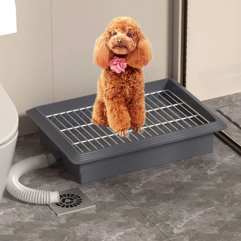 Inodoro interior para perros pequeños y cachorros – Bandeja drenable - imagen 3