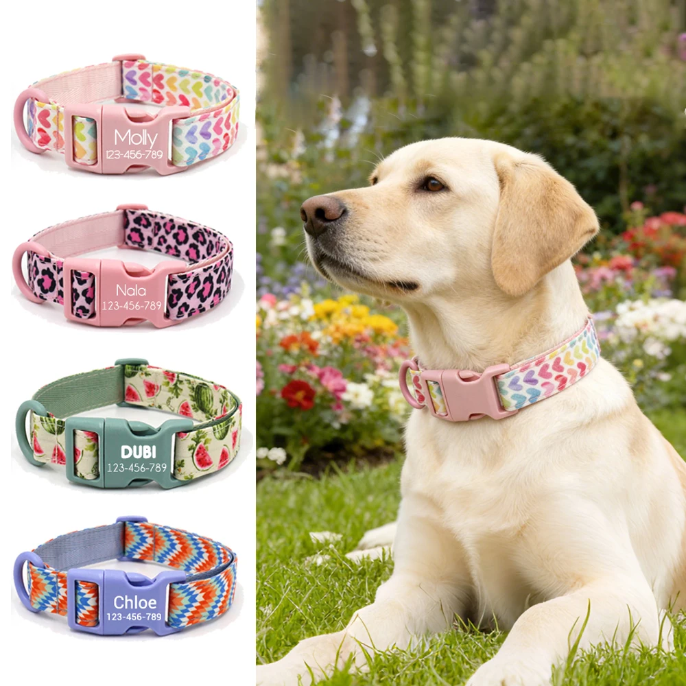 Collar personalizado para perros y gatos con grabado láser gratis - imagen 2