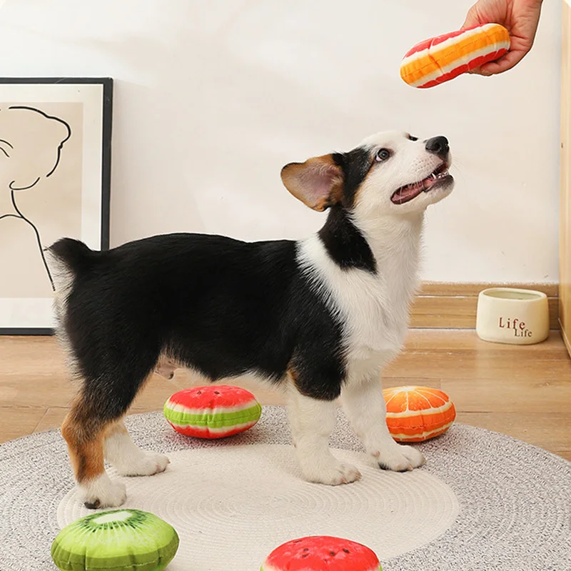 Juguetes Para Mascotas resistentes a las mordeduras, peluches chirriantes para perros pequeños y medianos, juguetes interactivos para masticar, suministros para mascotas - imagen 3