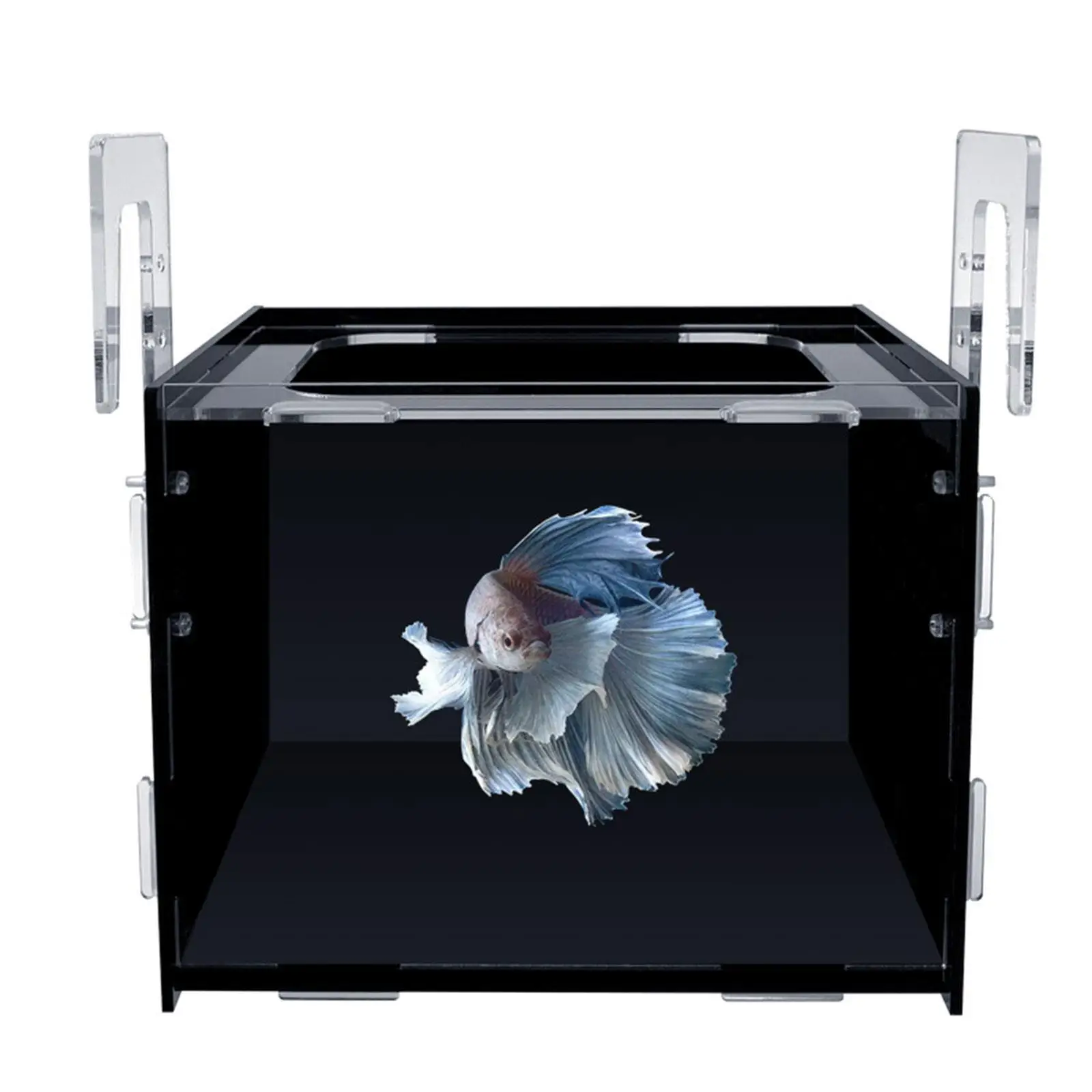 Fish Breeding Box, Fish Isolation Box, Sturdy Separation Easy Installation Clear Hanging Incubator for Clownfish Betta