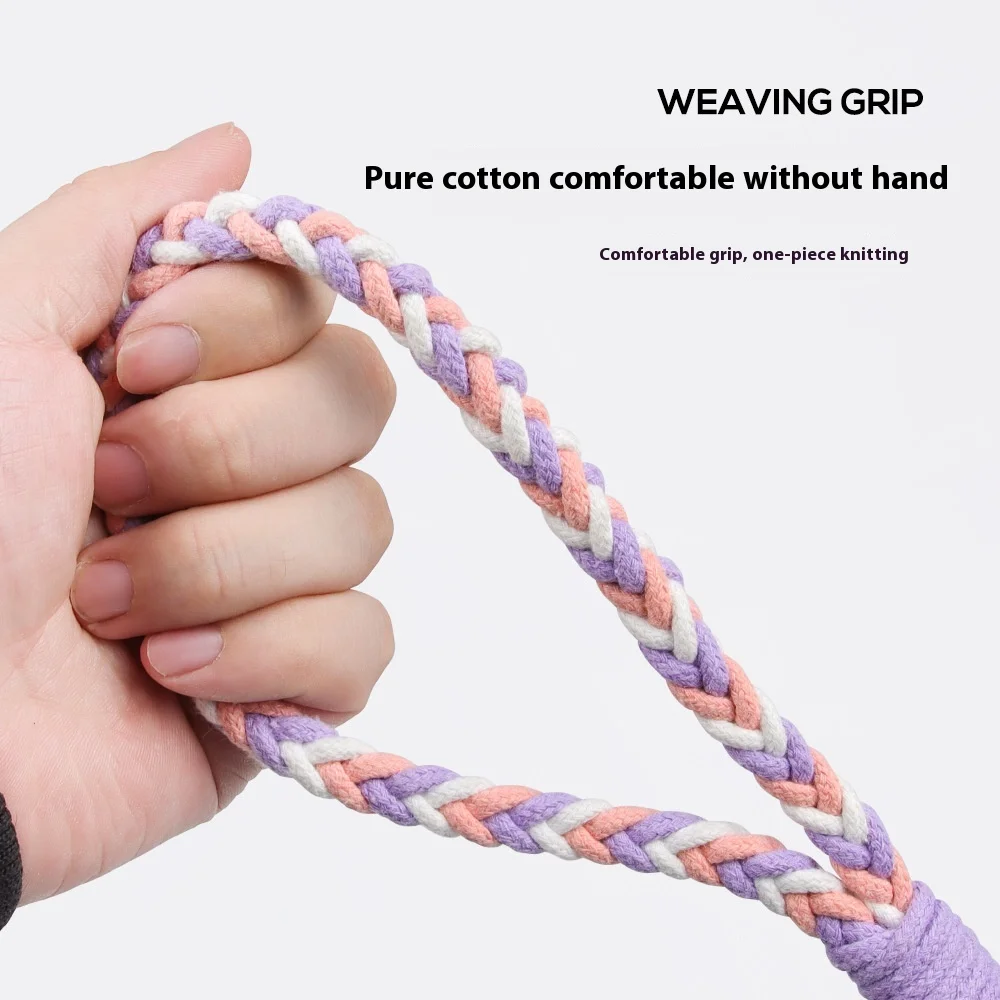 Correa de nailon tejida a mano de lujo para perro, patrón retorcido colorido con decoración de cinta, equipo Ersonalizado para mascotas para caminar - imagen 3