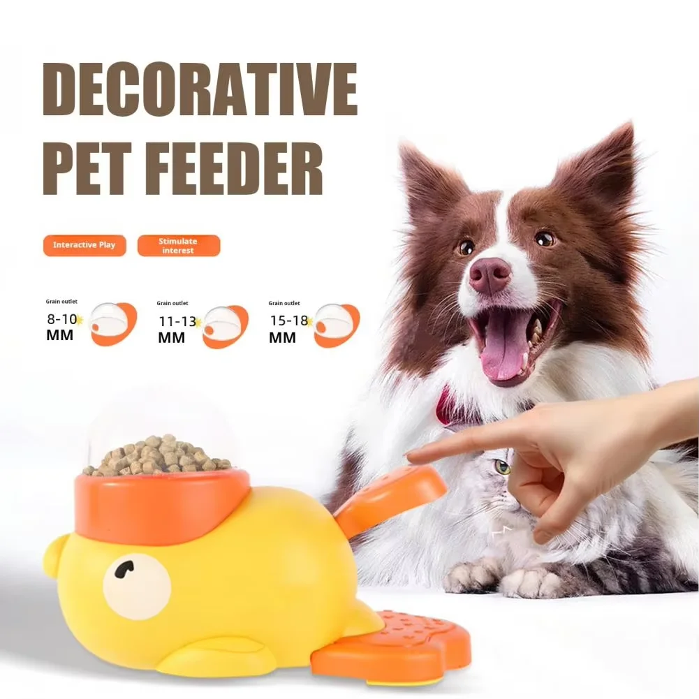 Alimentador de rompecabezas para perros, juguetes interactivos, dispensador de comida de pato, juego de rompecabezas para perros, antideslizante, alimentador de aperitivos para mascotas, enriquecimiento Mental - imagen 3