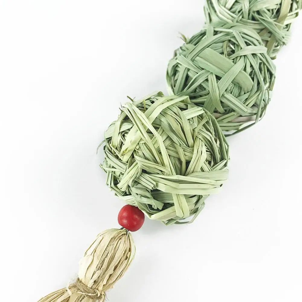 Juguetes para masticar animales pequeños, bolas para masticar colgantes para conejito, Chinchilla, conejillo de indias, Chinchilla, accesorios para conejitos, productos para mascotas - imagen 5