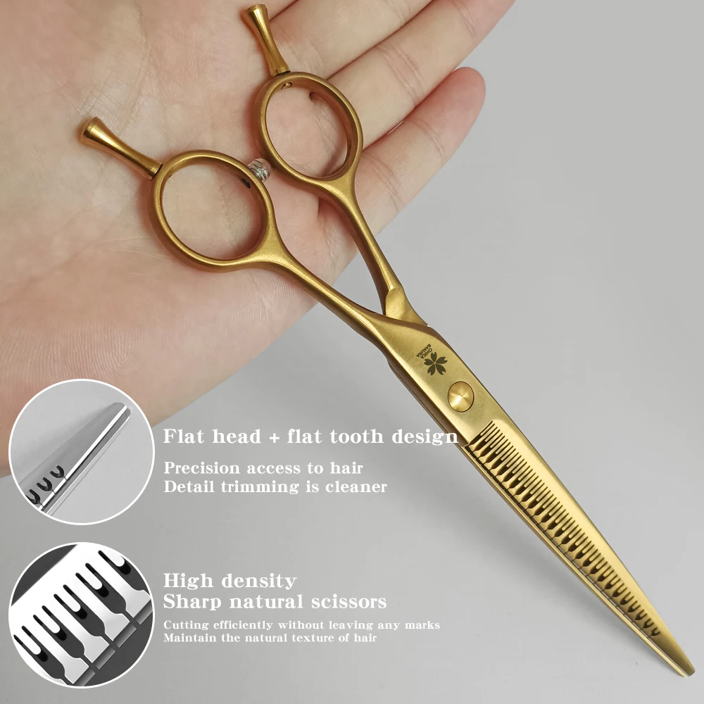 Tijeras naturales rectas y puntiagudas afiladas, 7,25 pulgadas, JP440C, tijeras mágicas para el cuidado de mascotas, 90% tiendas de mascotas y peluqueros para mascotas, Teddy afilado - imagen 5