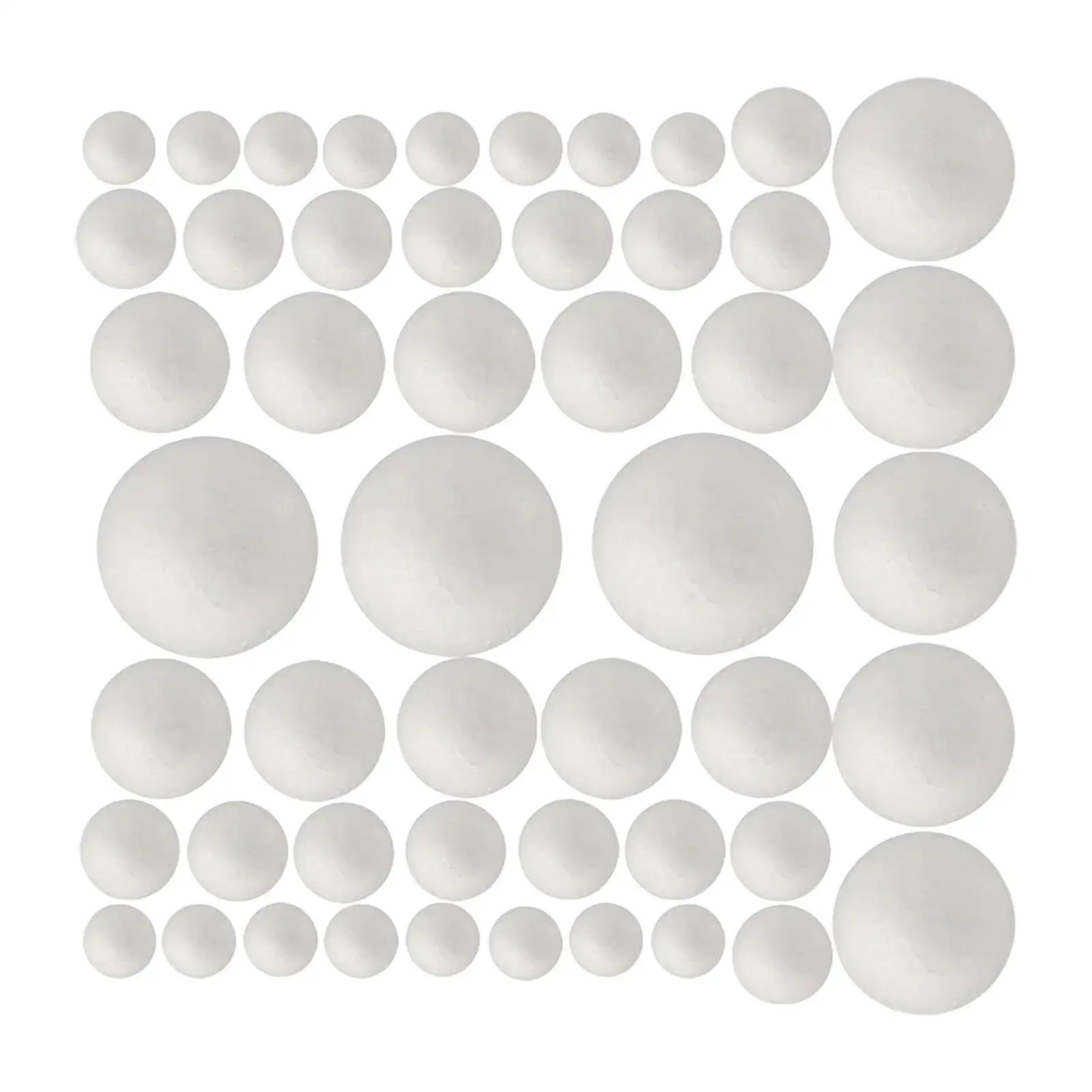 2xCraft Foam Balls School Project Arts Modeling Christmas Household DIY Crafts 50pcs