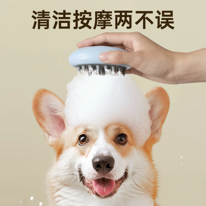 Peine en aerosol para mascotas, peines para gatos y perros, Spray con un solo clic, no daña la piel, peine de masaje para eliminar el Limpieza del cabello flotante - imagen 3