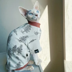 Sudadera felpa térmica para gato sin pelo Devon Rex y Sphynx – Abrigo invierno