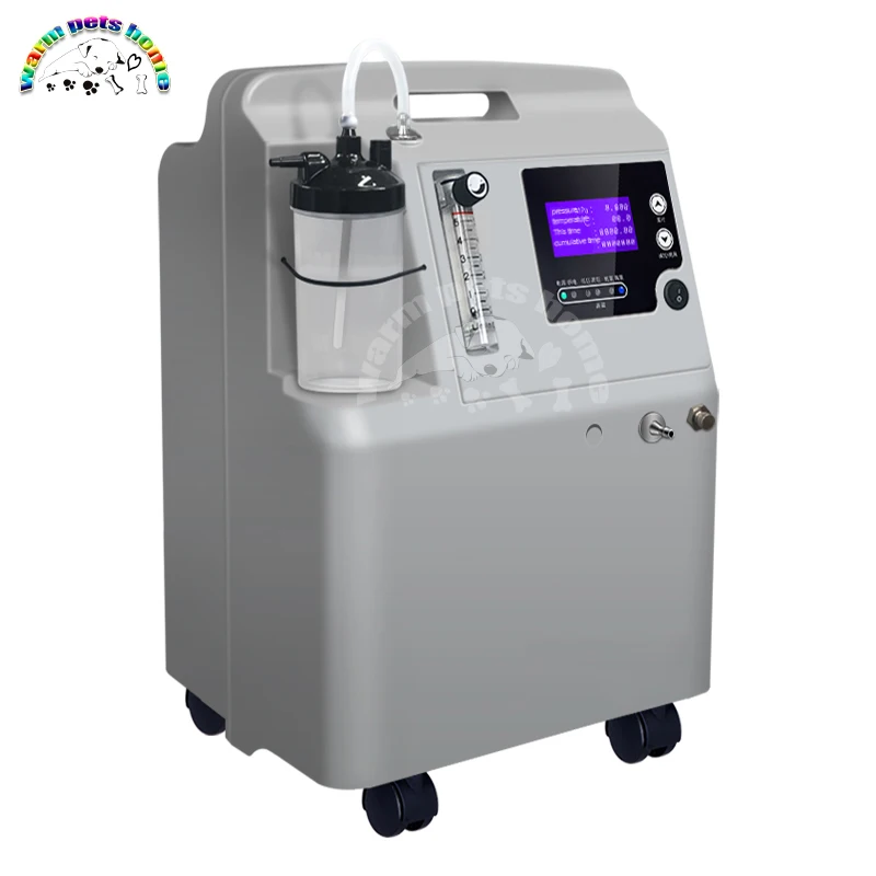 Generador veterinario del oxígeno del alto flujo del equipo del hospital del animal doméstico de la máquina 3L 5L del oxígeno - imagen 3