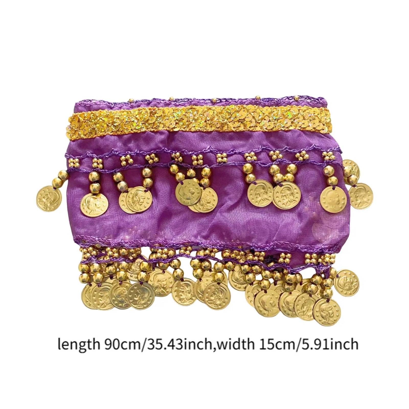 Puppy Belly Dancing Sequin Hip Scarf Comfortable Dance Skirt Pet Clothes for Chihuahua Luxury Designer Dog Costume