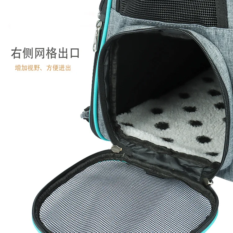 Bolsa para gatos, cubierta de carrito transparente portátil, mochila con cápsula espacial para perros, Maleta para gatos, mochila escolar para mascotas, productos para mascotas de gran capacidad - imagen 4