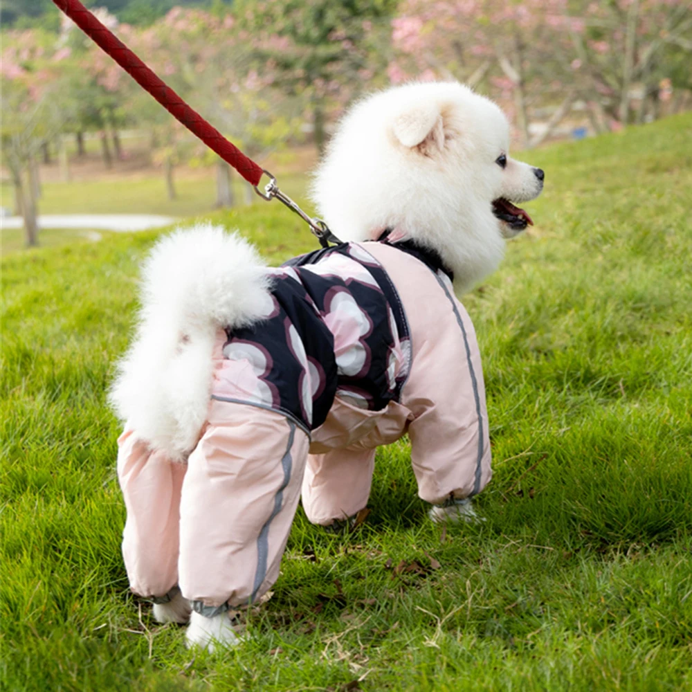 Mono grueso de lana para hombre y mujer, petos para perros pequeños, mono de invierno para cachorros, perros y gatos, peleles para Chihuahua y Yorkshire, traje para mascotas - imagen 5