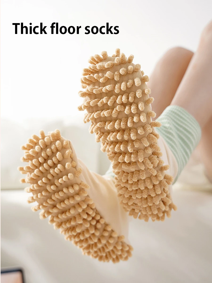 Zapatillas de limpieza sin pérdida de cabello, limpieza de suelo, suela lavable, fregona conveniente extraíble, zapatos de limpieza de suelo perezosos multifuncionales - imagen 2