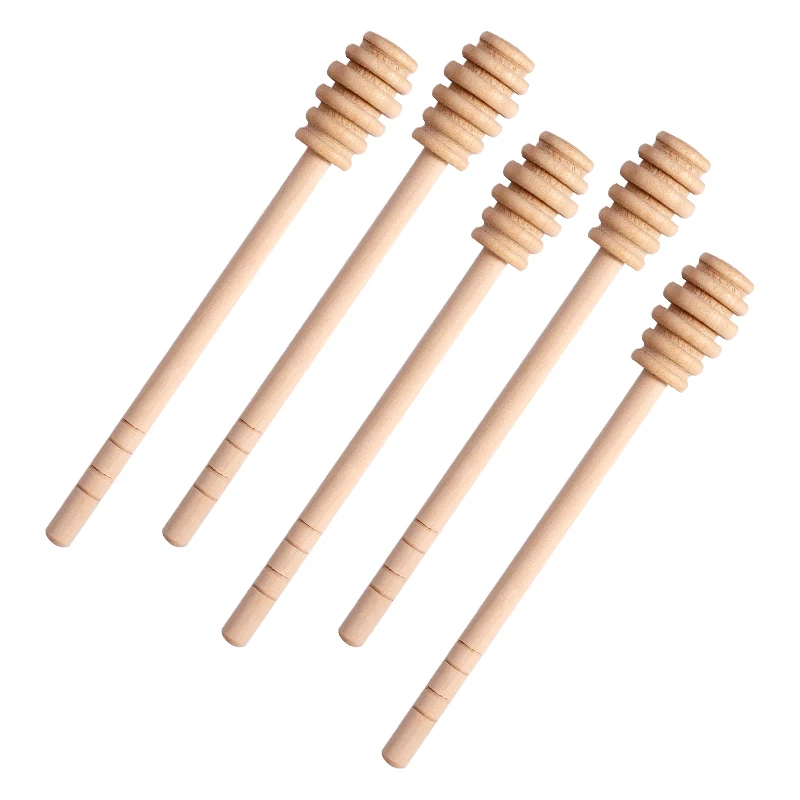 Cuchara de madera para miel – Mango largo 16 cm - imagen 4