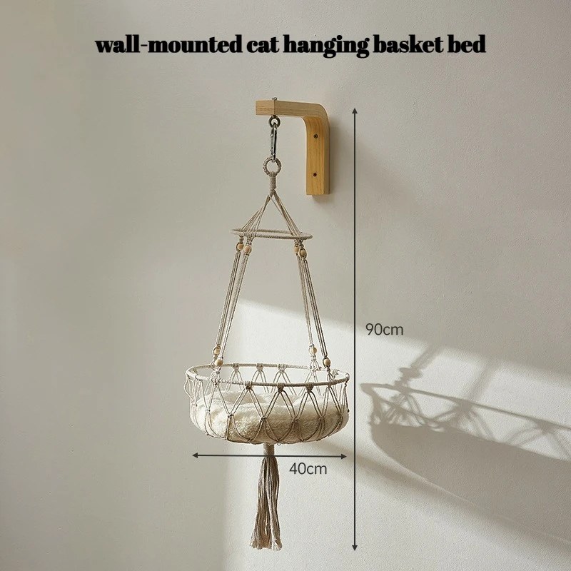 Marco de escalada para gatos montado en la pared, plataforma de salto de madera maciza para dormir, muebles DIY, trampolín para gatitos, juguete para rascar