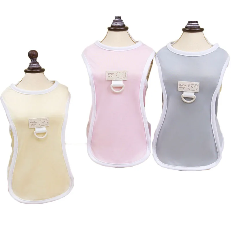 Ropa refrescante para perros, chaleco sin mangas de secado rápido para perros, Sudadera con capucha rosa, amarillo, gris, sudadera para cachorros, chalecos para perros pequeños Yorkie