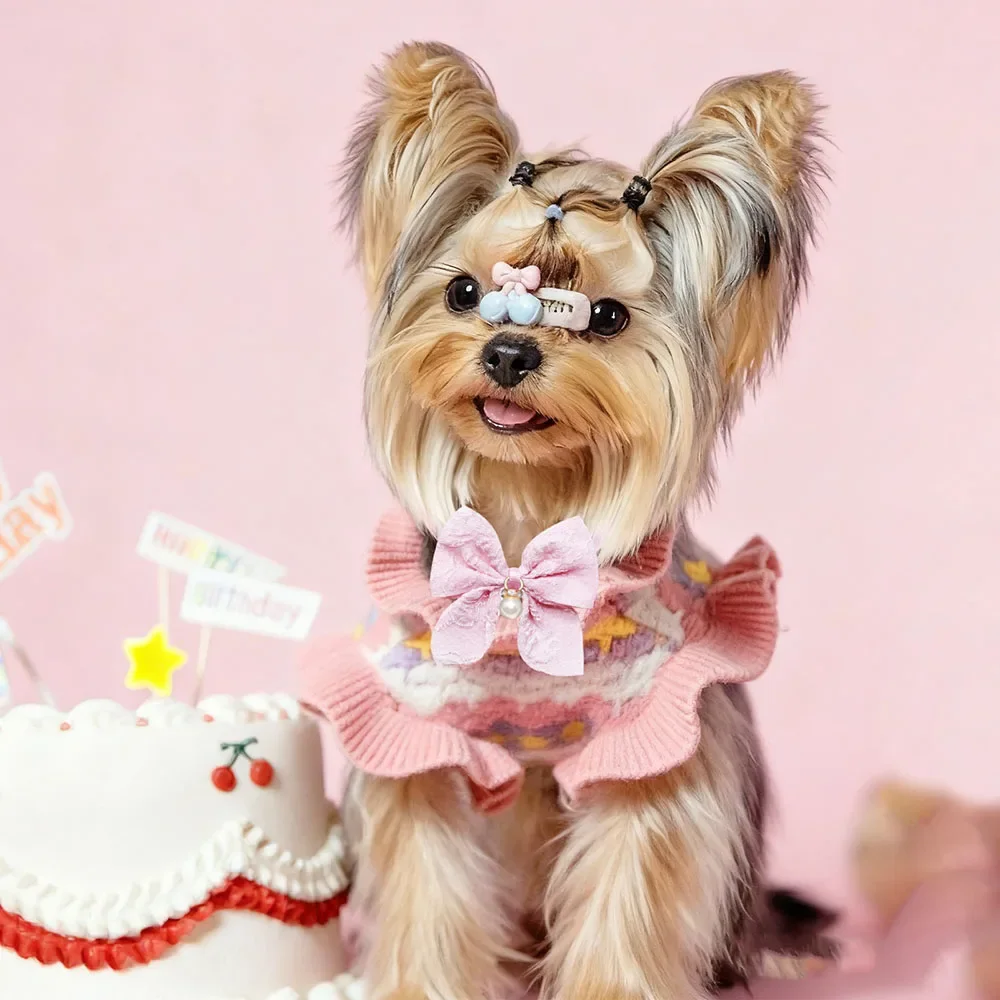 Nuevo 50 Uds pajaritas para perros corbatas para mascotas exquisitos perros lindos pajarita para mascotas Collar para el cuidado de mascotas suministros para perros pequeños - imagen 3