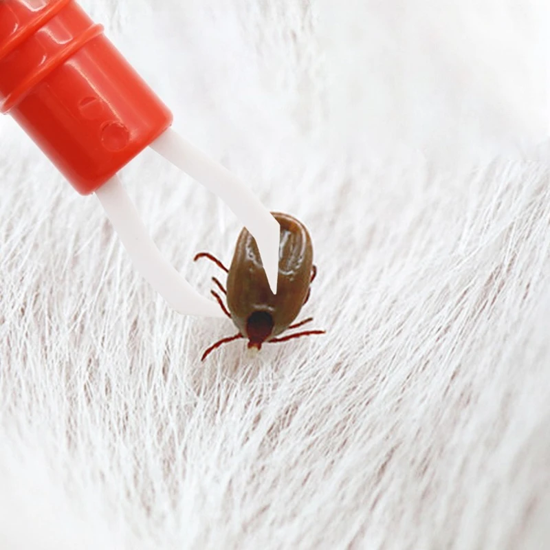 Herramienta para eliminar piojos y pulgas para mascotas, eliminador de garrapatas eficaz para perros y gatos, minibolígrafo portátil, suministros para el cuidado de cachorros