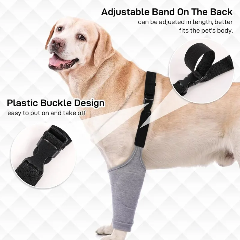 Protectores de ropa para mascotas, correa de ayuda para lesiones en la pierna delantera del perro, calentadores de piernas ventilados, correas de recuperación, productos para articulaciones de piernas para mascotas, accesorios - imagen 4