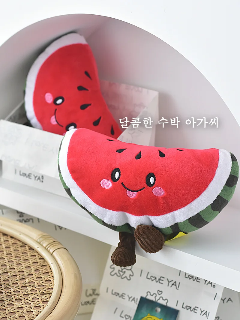 Juguetes de peluche con sonido de frutas para perros y cachorros - imagen 5
