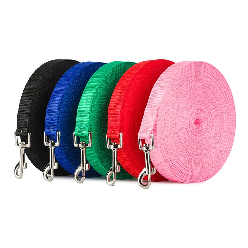 Correa de nailon para perros pequeños, medianos y grandes, cuerda de tracción para entrenamiento para caminar, cinturón de plomo para cachorros y gatos, suministros de 1,5 m y 1,8 m - imagen 5