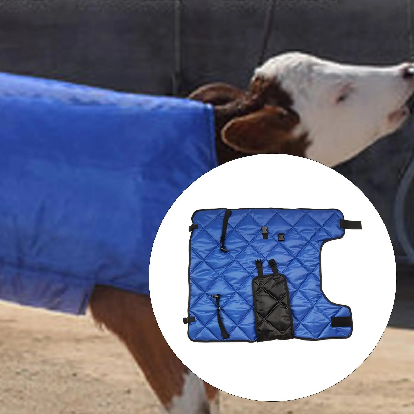 Cow Calf Clothes Wear Resistant Washable Waterproof Thermal Suit Pasture