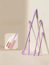Set de 3 espátulas de silicona cosmética – Mango ergonómico para cosmética
