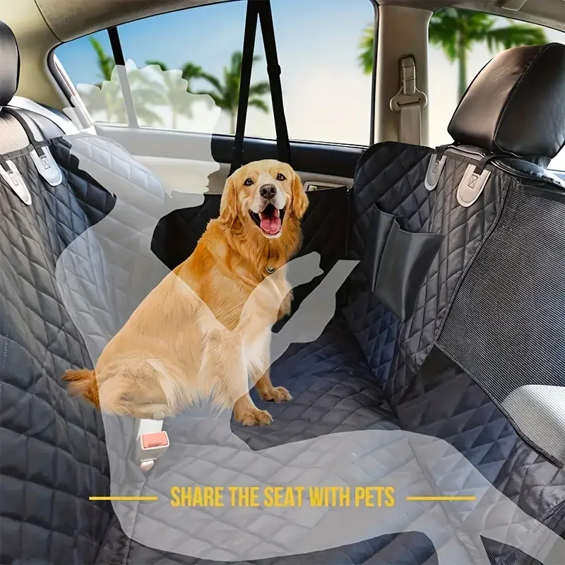 Funda asiento perro impermeable ventana malla hamaca antideslizante - imagen 4