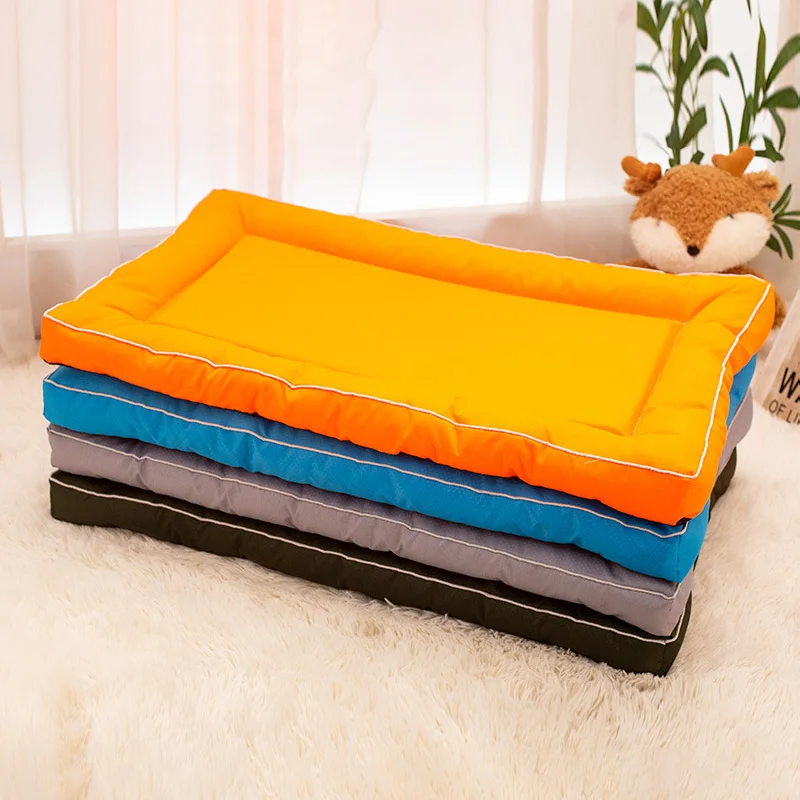 Cama para dormir de tela Oxford para perros, estera impermeable para dormir para perros pequeños, medianos y grandes, sofá cuadrado sin colapso para cachorros, suministro para mascotas - imagen 3