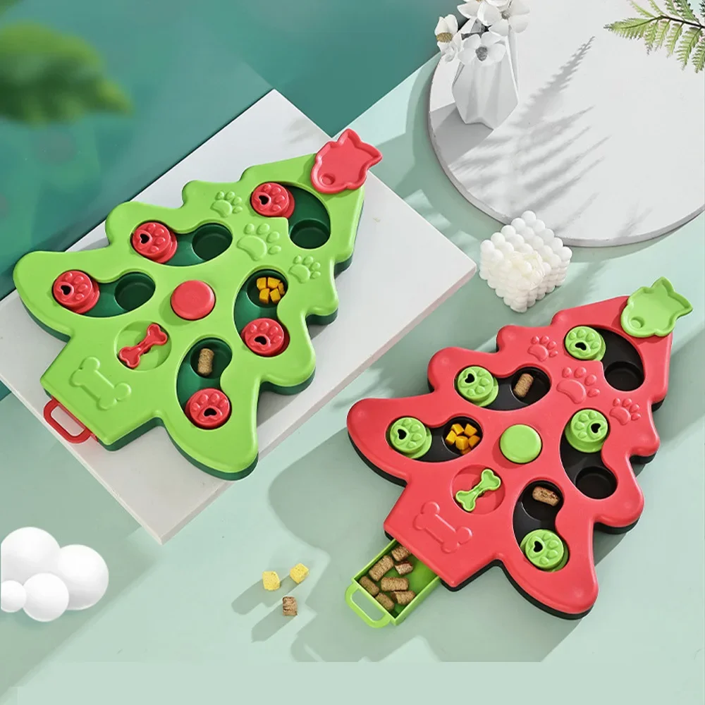 Dispensador de comida IQ para cachorros, cuenco antideslizante para comer lentamente, juego de entrenamiento para perros y gatos, rompecabezas para perros, juguetes, alimentador lento, aumento interactivo - imagen 3