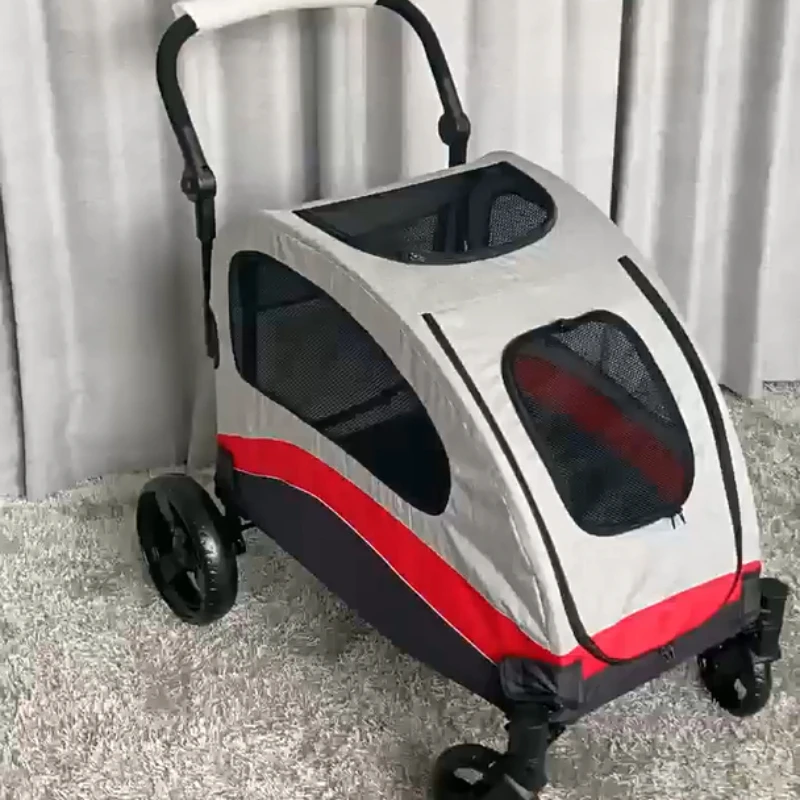 Carrito plegable para perros medianos/grandes y varios gatos