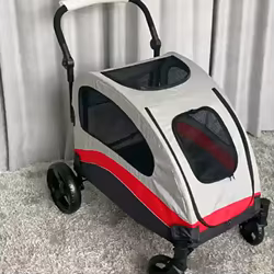 Carrito plegable para perros medianos/grandes y varios gatos